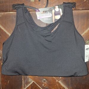 Avia Black Racerback Sports Bra